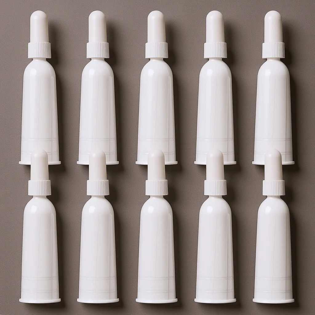 

10Pcs Ampule Opener 2Ml Transparent Dropper Caps Fire-Burned Glass Diverter for Safe Liquid Dispensing Medical Lab Use Ampule