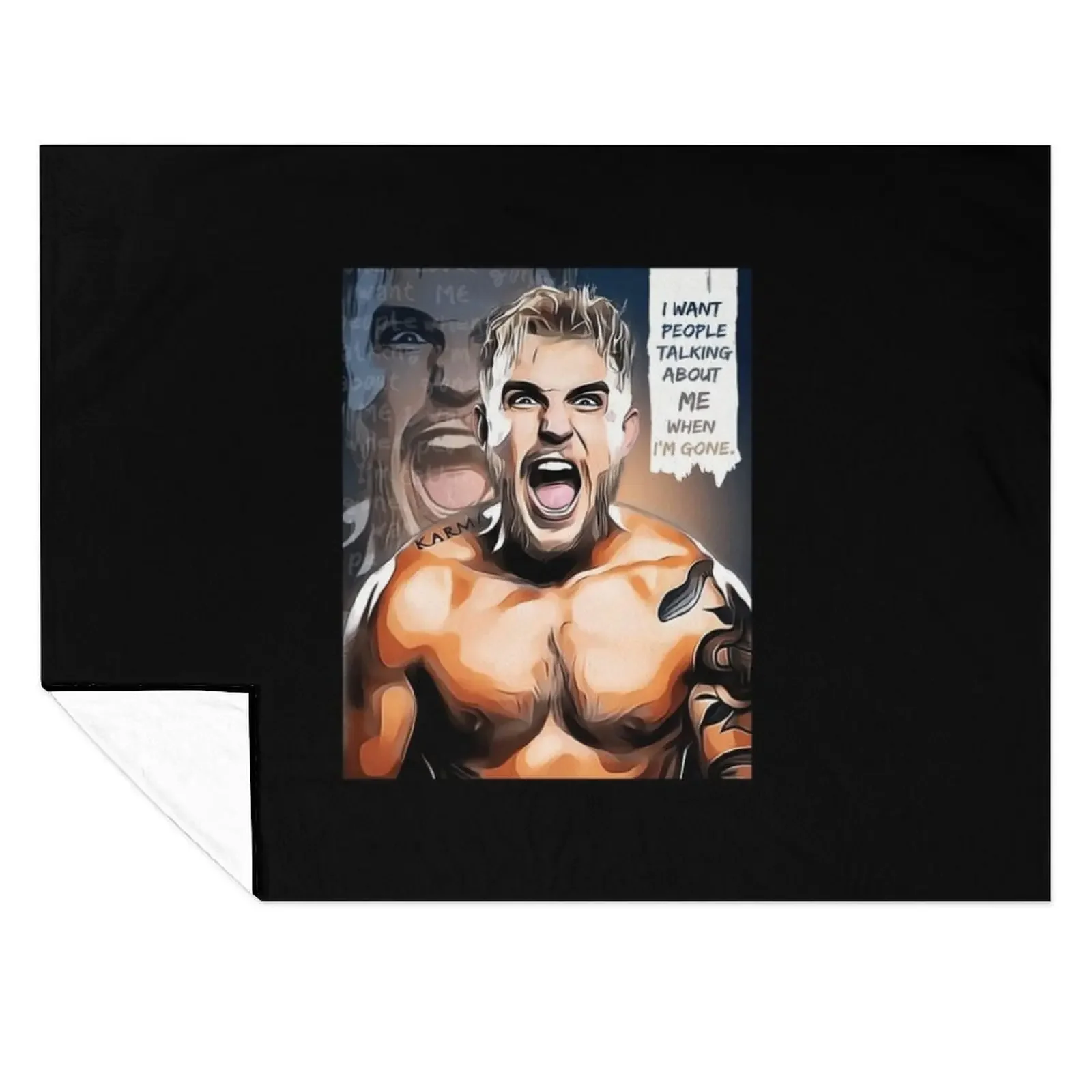 

Jake Paul Vs Naysayers Throw Blanket Hairys Sofa Quilt Vintage Extra Large Throw Blankets