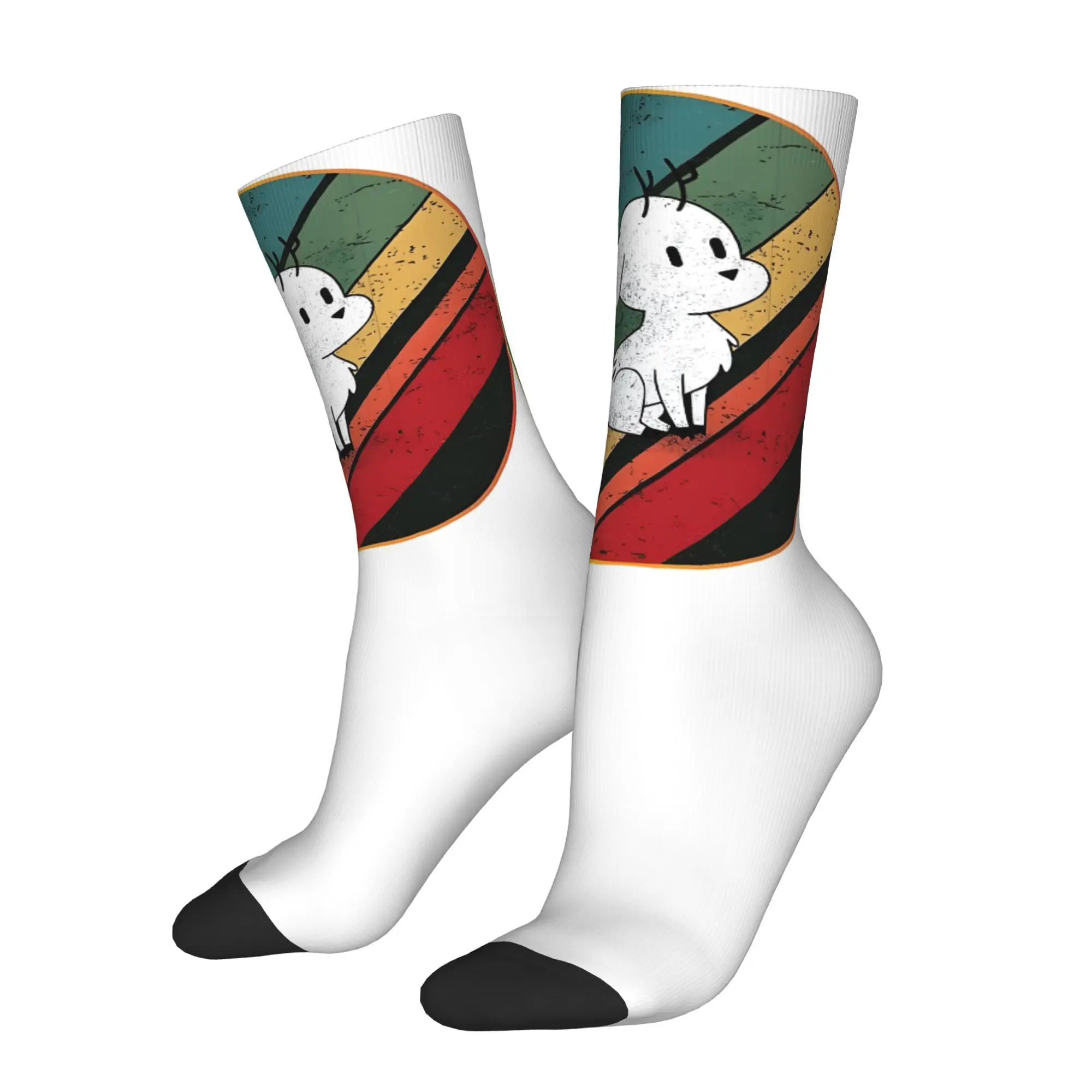 

Hil-da Cartoon Anime Cycling Crew Socks for Men Moisture Novelty All Season Sports Socks