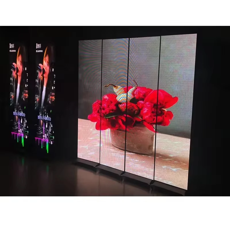 4G WIFI P4 Digital LED Advertising Rack Poster Advertising Led Poster Display Screen