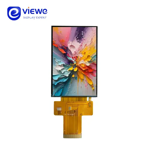 Transflective TFT LCD 3.5 Inch 320*480 MCU SPI Sunlight Readable LCD Module with Touch Screen
