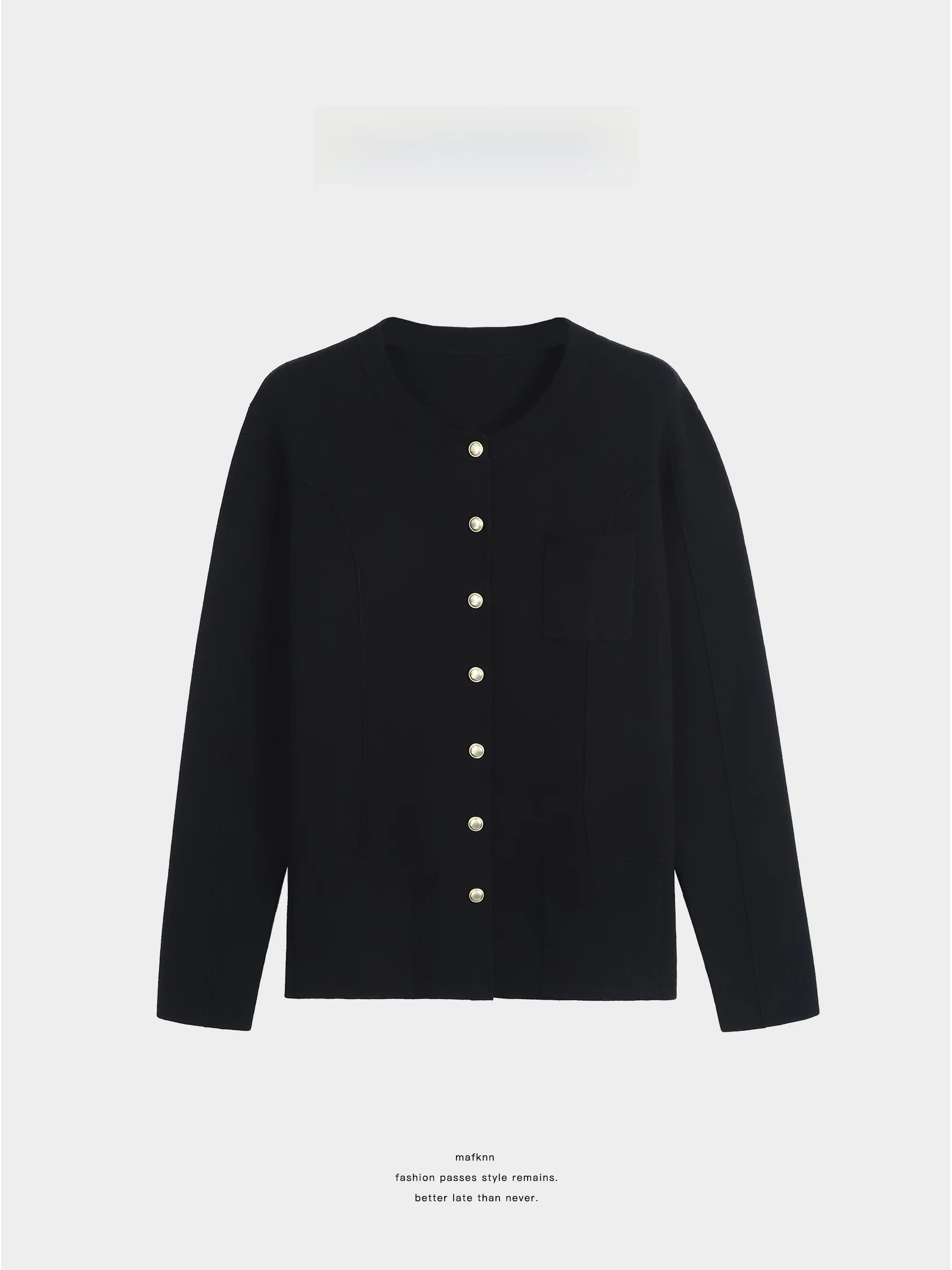 

Женский шерстяной свитер с высоким воротником, приталенный, винтажный, с золотыми пуговицами, повседневный, однотонный, больших размеров, вязаный топ