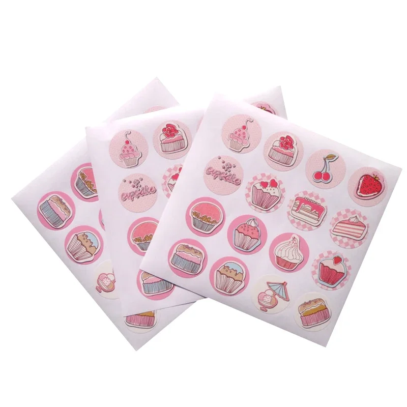 160pcs/pack Cake Packaging Baking DIY Gift Sticker Stationery Decorative Sealing Stickers