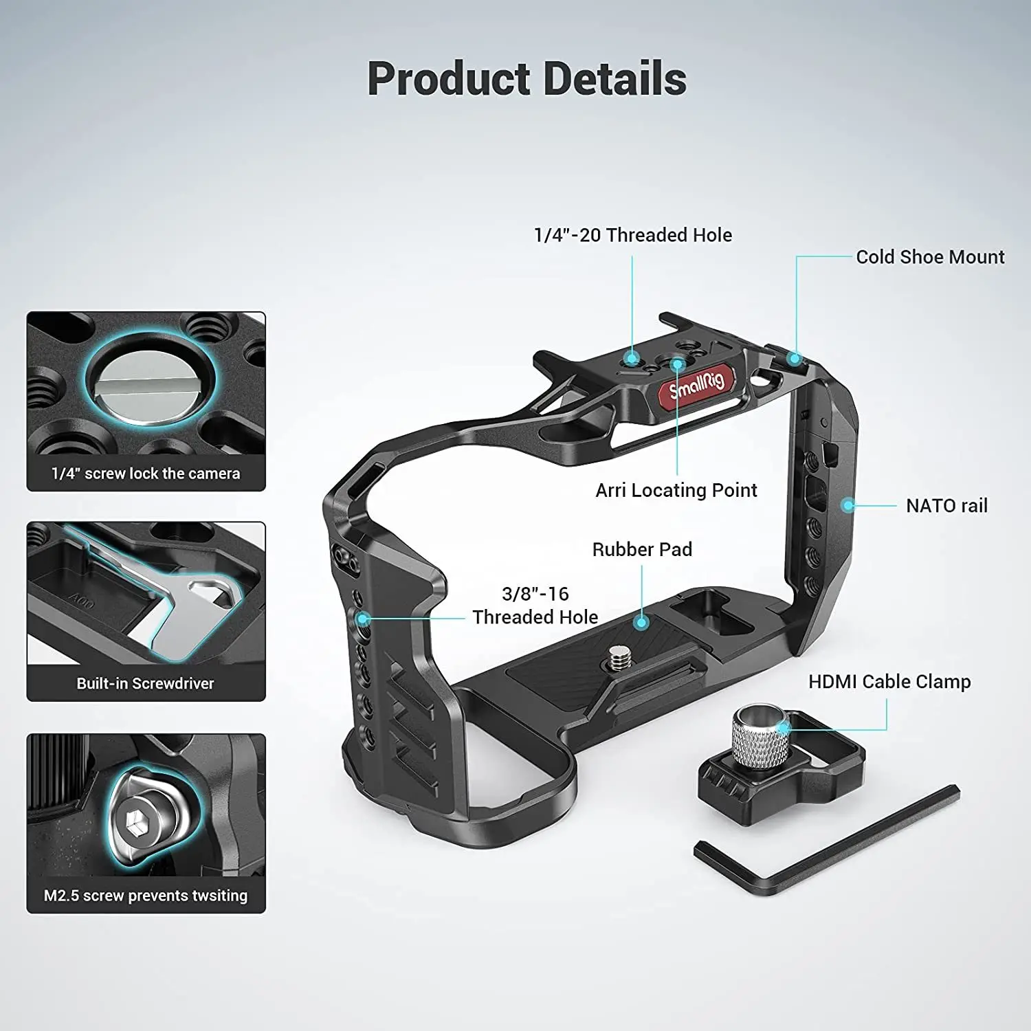 Smallrig Standard Cage Kit For Sony Alpha 7s III -3180