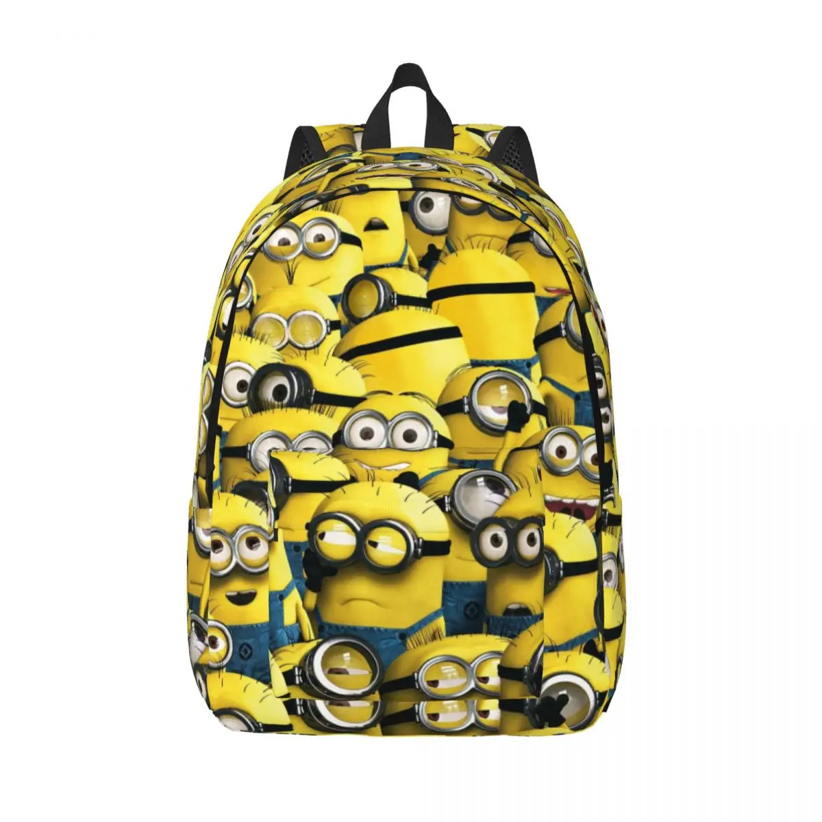 Look Rucksack Minion Despicable Me College Student Fashionable Journey For Gifts Multi Compartment Storage Bag