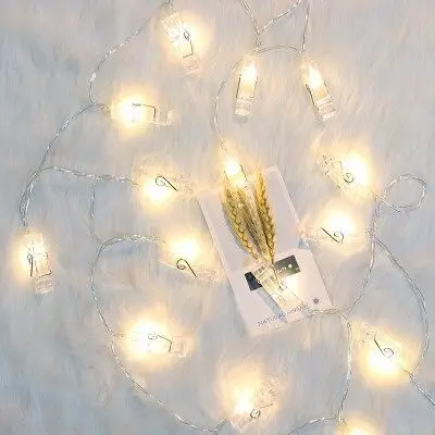 10LEDs 20LEDs Photo Clip String Lights Fairy Lights To Hang Pictures for Christmas Valentine Party Decoration