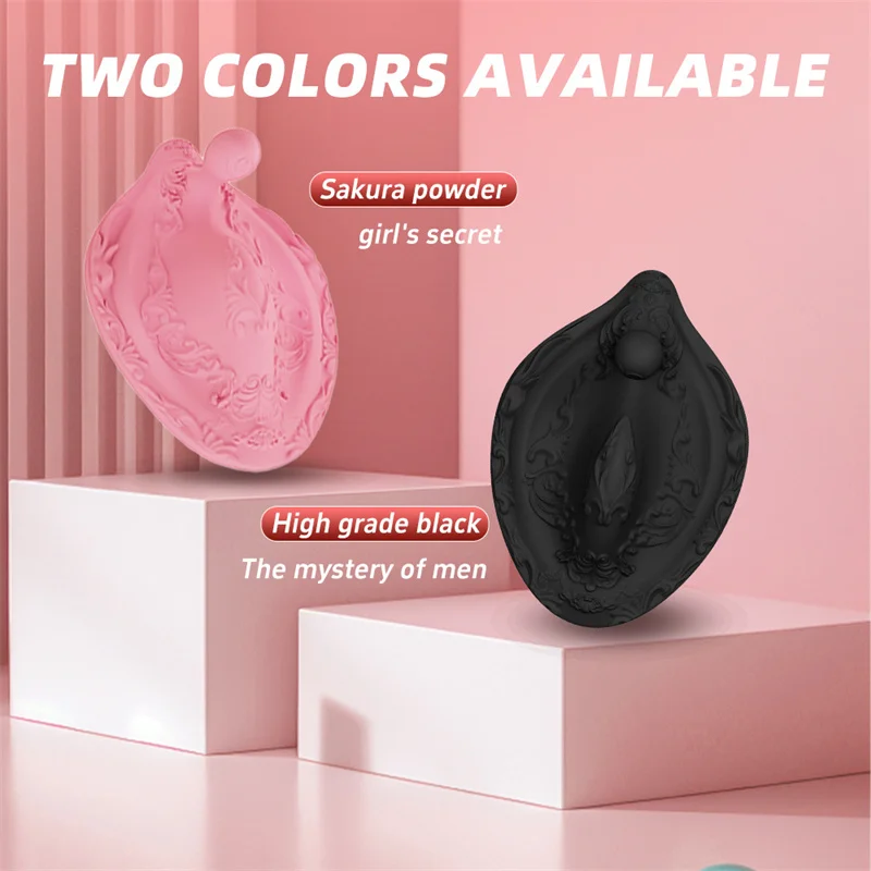 Cushion Wand Massager product display with 12 mode feature, pink body, and clean wellness look