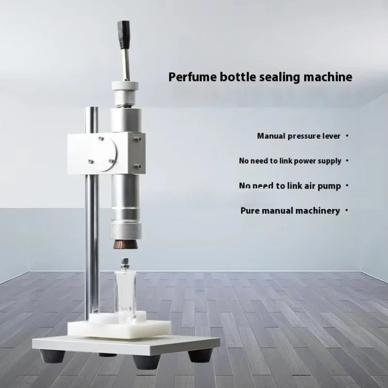 Máquina taponadora de pulverización de Perfume Manual de Metal de alta calidad, máquina de sellado y prensado de 13mm y 15mm para embalaje de Perfume