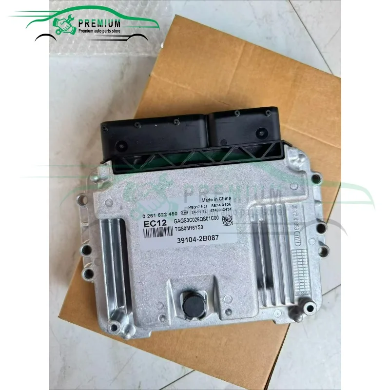 39104-2B087 EC12 New ECM Car Engine Computer Board ECU Electronic Control Unit MEG 17.9.21 Fits For Hyundai 39104 2B087