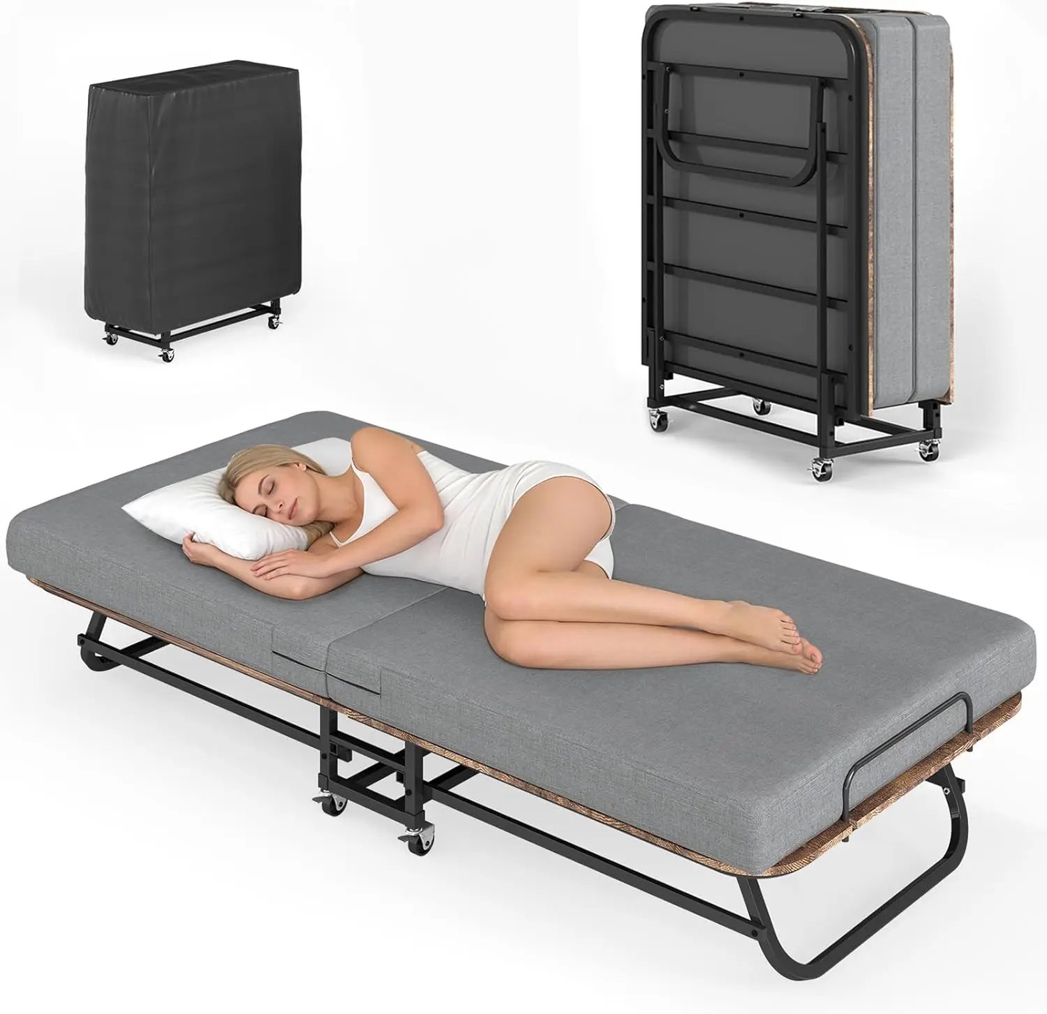 Folding Bed With Ma…