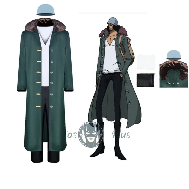 

Kuzan Cosplay Clothing Halloween Annual Meeting Festival Party Performance Hat Top Pants Outfits One Anime Piece Costumes