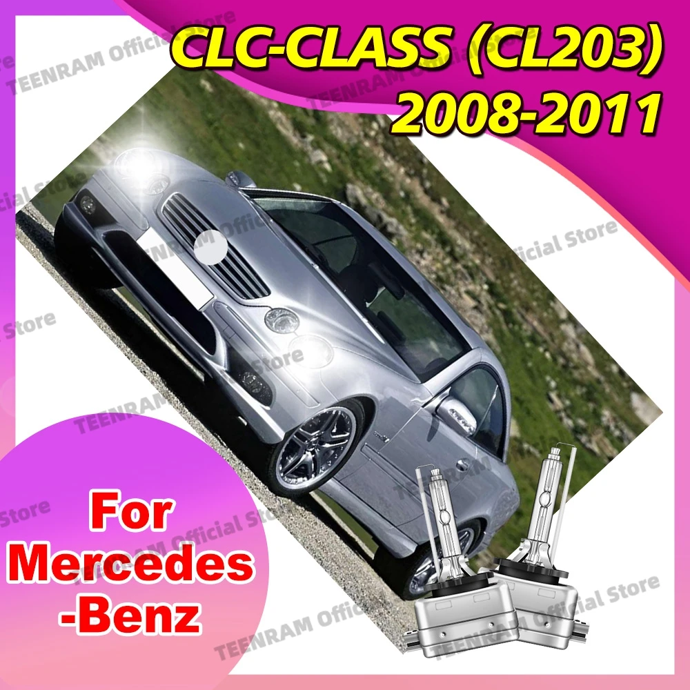 

2x Xenon HID Head Lamps For Mercedes-Benz CLC-CLASS CL203 2008 2009 2010 2011 Auto D1S D1 Headlight Bulbs 6000K 8000K 10000K 12V