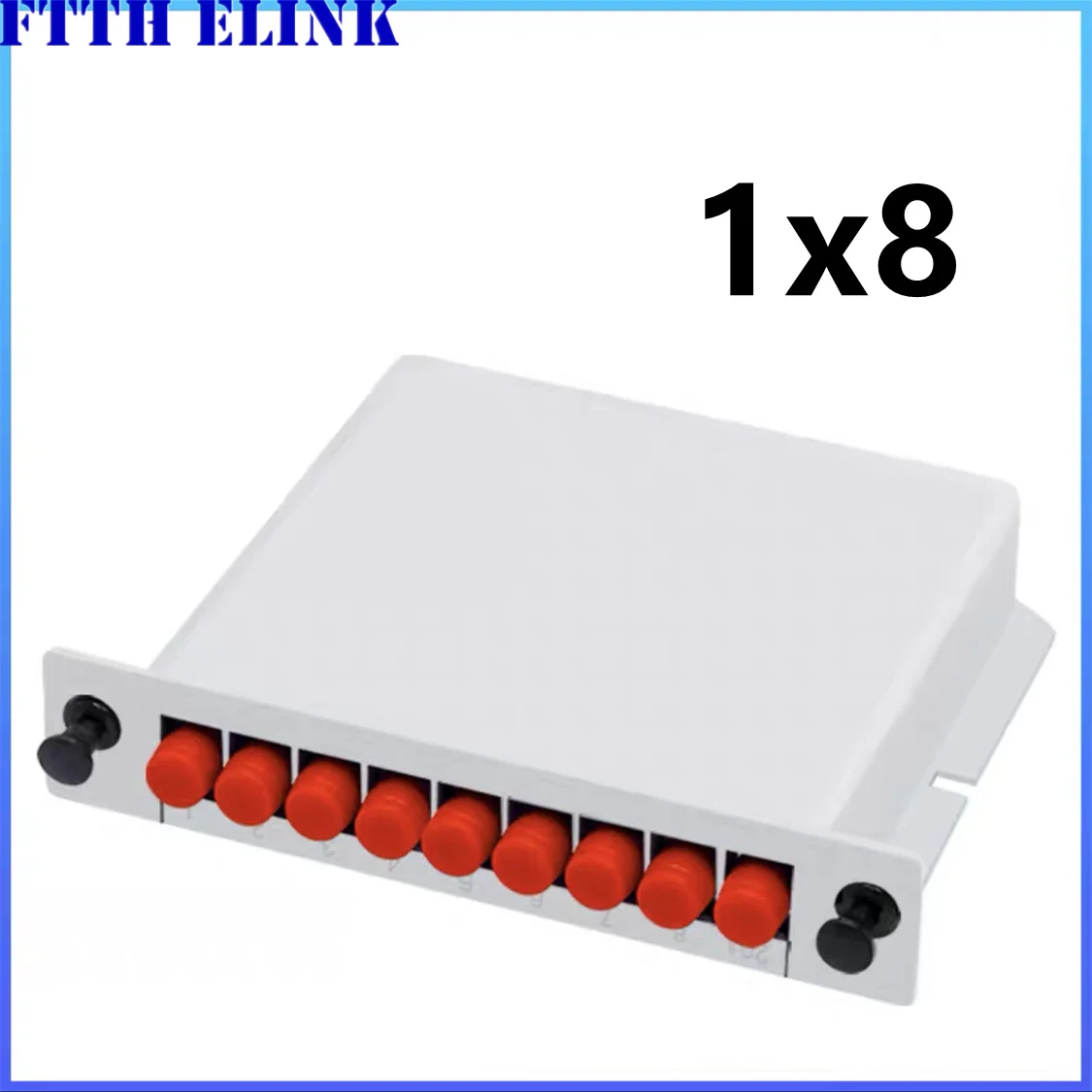 FC fiber splitter 5pcs SM LGX box 1*2 1*4 GEPON FTTH FC UPC 1*8 1*16 singlemode PLC optical fiber coupler Cassette Telecom GPON