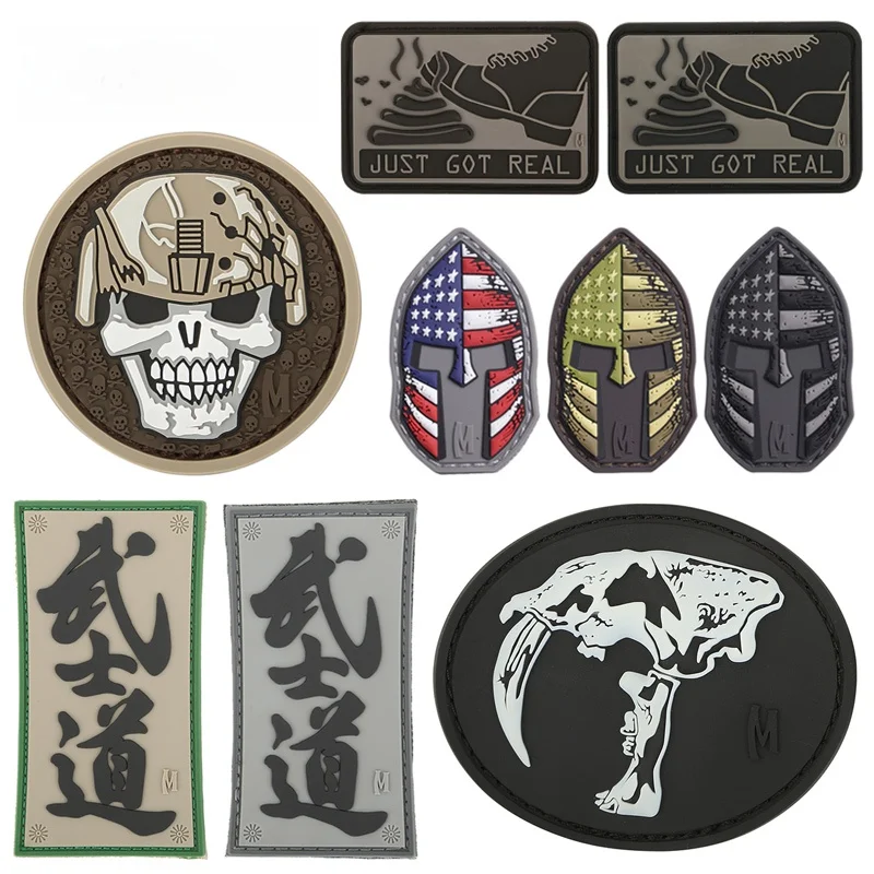 Emblemas Mágicos de PVC Maxpedition: Patches Personalizados para Mochilas, Distintivos de Braço para Fãs Militares, Medalhas Comemorativas