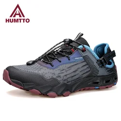 HUMTTO Summer Shoes for Men Outdoor Hiking Wading Sneakers Man Breathable Quick Drying Sports Trekking Beach Barefoot Shoes Mens