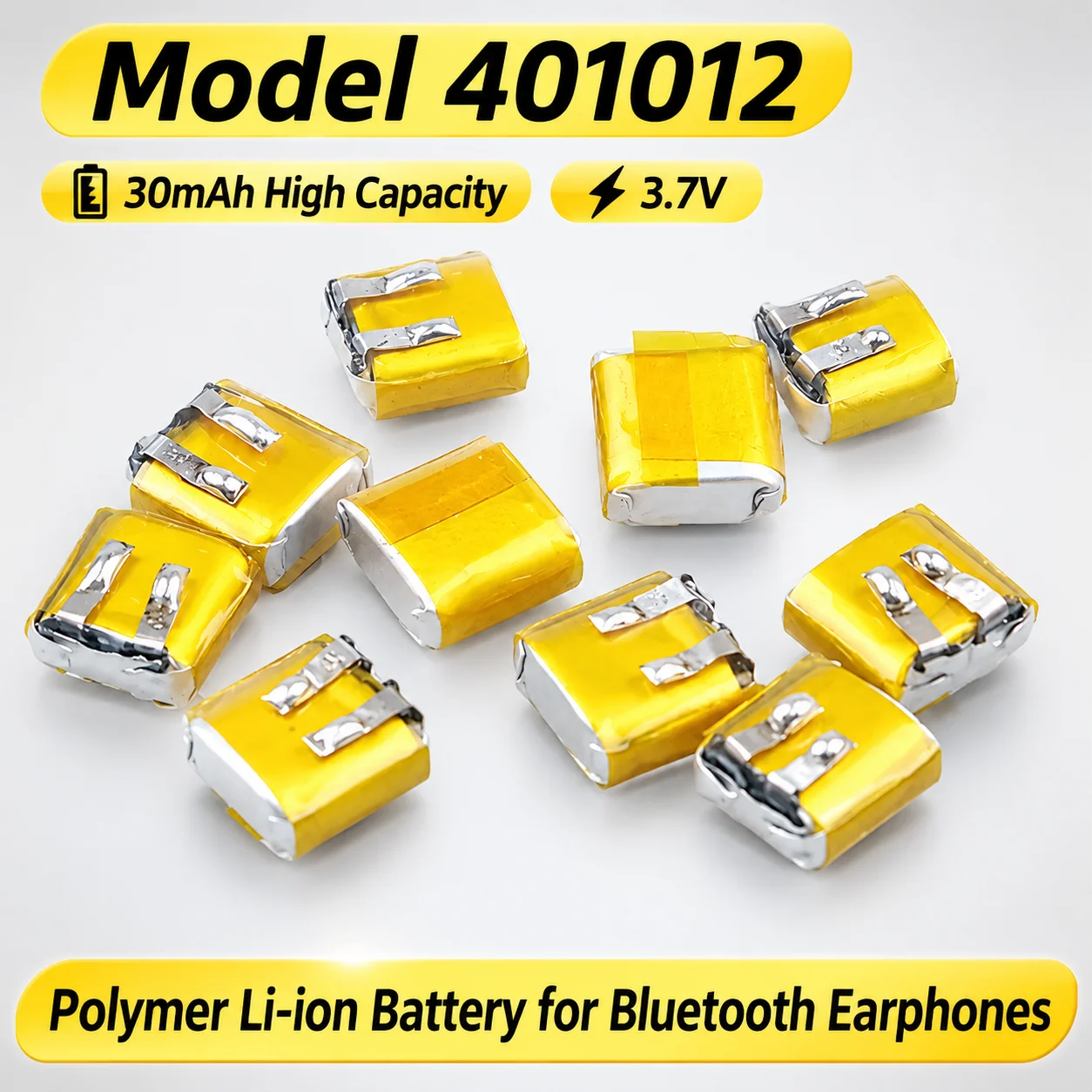 Electronics And Gadgets Ce - PURFIELD 3.7V 30mAh 401012 Rechargeable Lipo