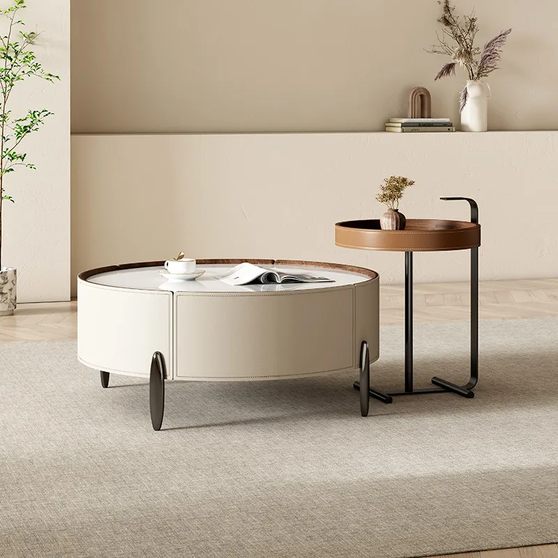 

Nordic Minimalist Coffee Table Simple Cute Decoration Modern Side Table Storage Luxury Mesa Auxiliar Lounge Suite Furniture