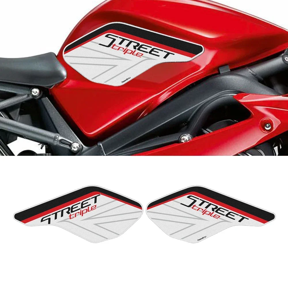 Motorcycle Accessorie Side Tank Pad Protection Knee Grip Mat for Triumph Street Triple 2013-2022