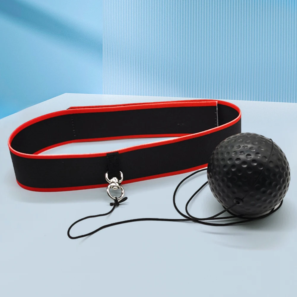 Head-mounted PU Punch Ball Boxing Training Ball Improve Speed with Adjustable Headband  Reflex Ball Boxing Ball MMA Gear