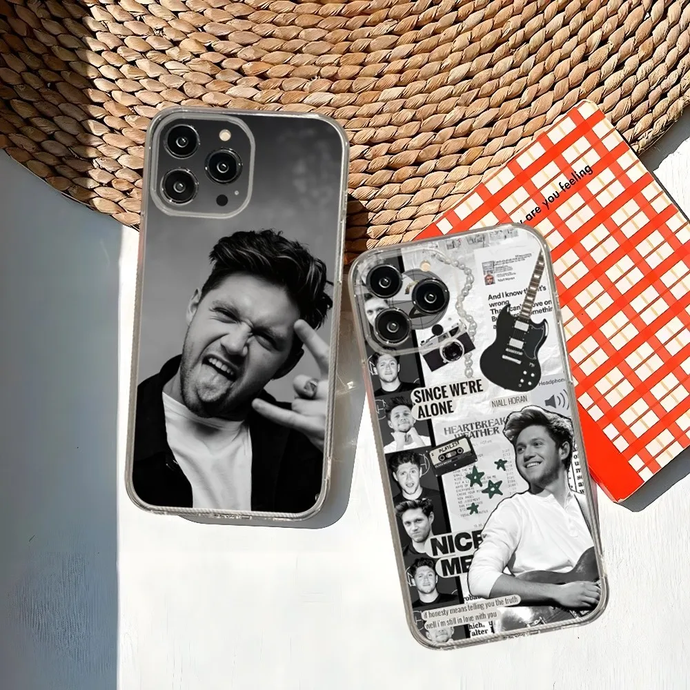 Niall Horan Phone Case for iphone 15 14 13 12 Pro Mini 11 Max Xr X Xs 8 Plus Transparent silicone Cover