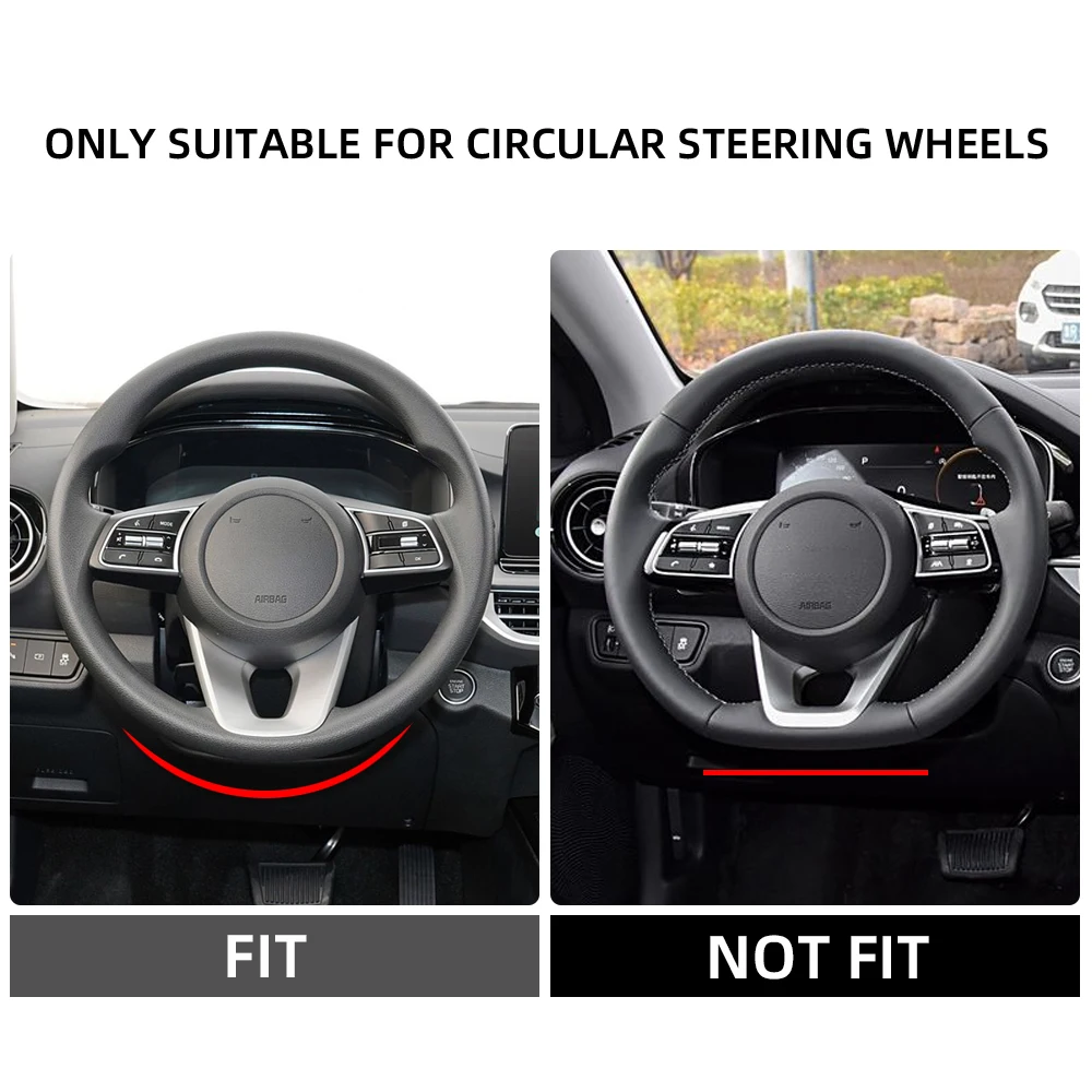 Car Steering Wheel Decoration Trim Cover Sticker For Kia Forte Cerato K3 2019 - 2022