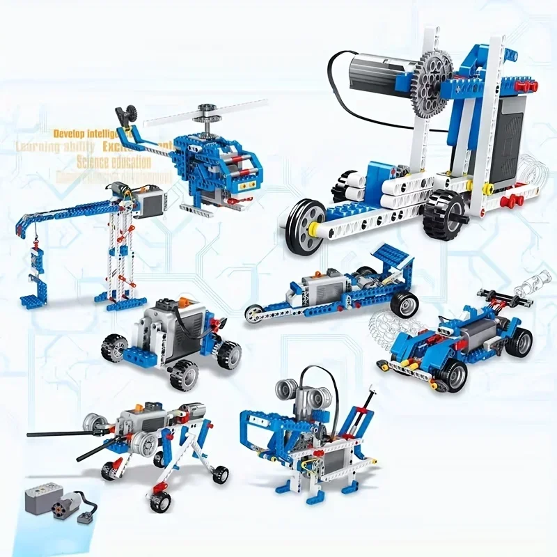 9686 Technical Parts Multi Technology Programming Educational Building Blocks For School Students, Power Function Set