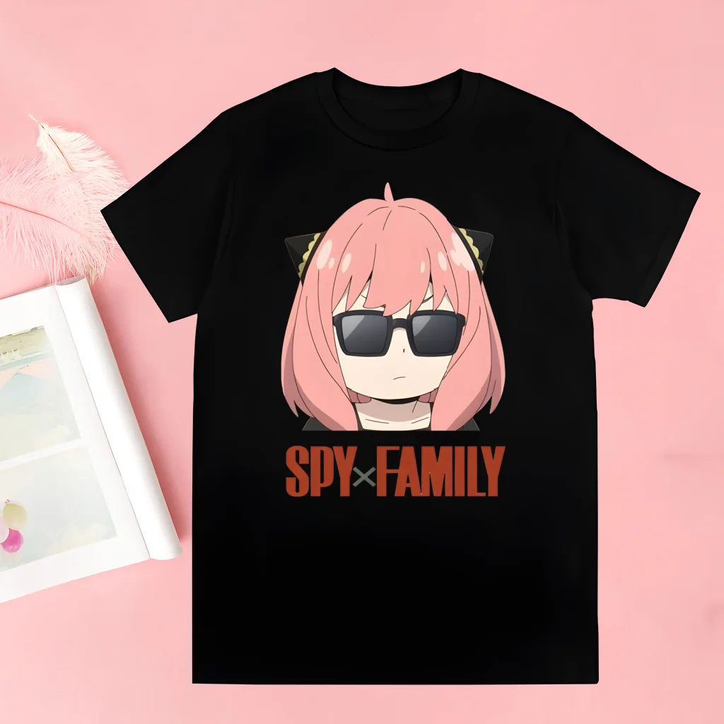 

Spy X Family Spy Anya Smug Yor Forger Loid Forger Bond Forger Новая мужская футболка Модная футболка с принтом Летняя мужская новинка Короткая