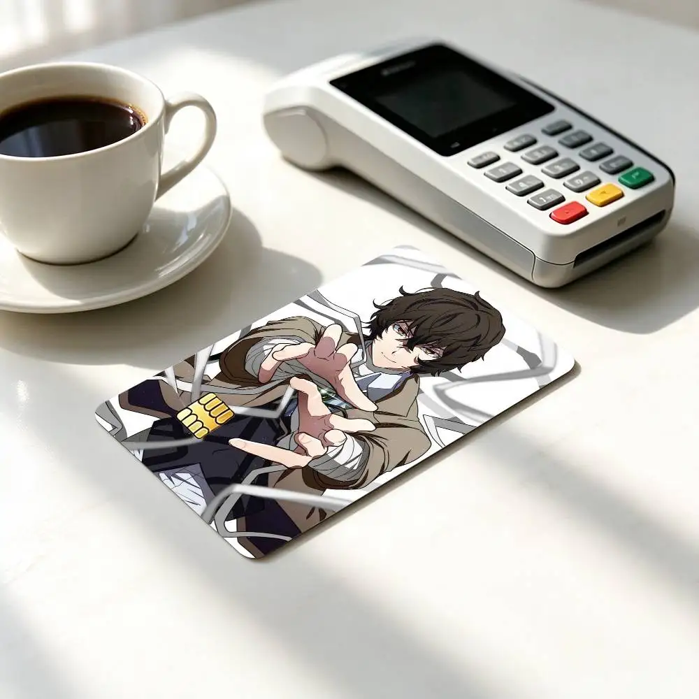 Bungo S-Stray D-Dogs Anime  Credit Card HD Stickers Game Card Decal Small Chip Waterproof Sticker Gift