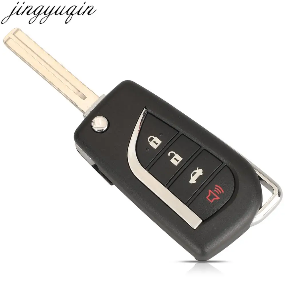 Jingyuqin-alarma remota para llave de coche, Chip H(8A) de 89070 MHZ para Toyota Camry 06790 315 2018 Corolla 2019 FCCID:HYQ12BFB TOY48, 2020-2020