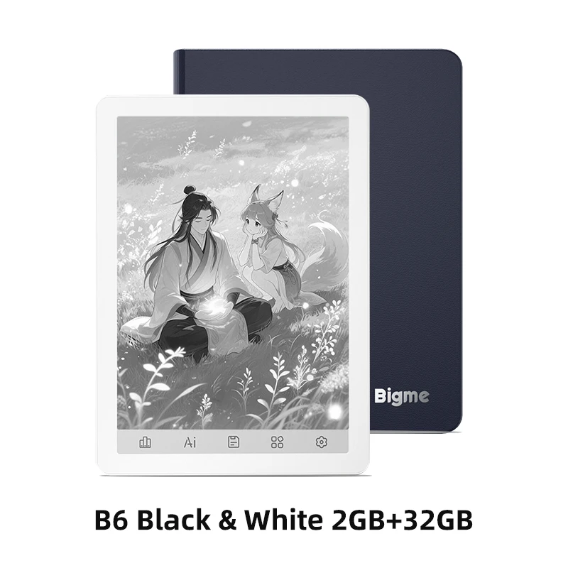 【¥24,598】Bigme B6 6型 E-inkリーダー Android14 白黒 4GB+64GB ケース付 特別割引-アリエク特価アラート