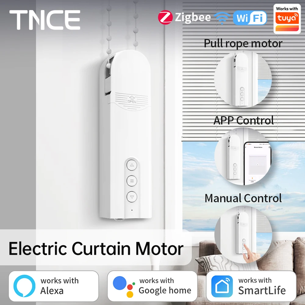 

TNCE Tuya WIFI/ZigBee умные DIY моторизованные рулонные шторы/жалюзи жалюзи привод двигателя Alexa Google Home голосовое управление