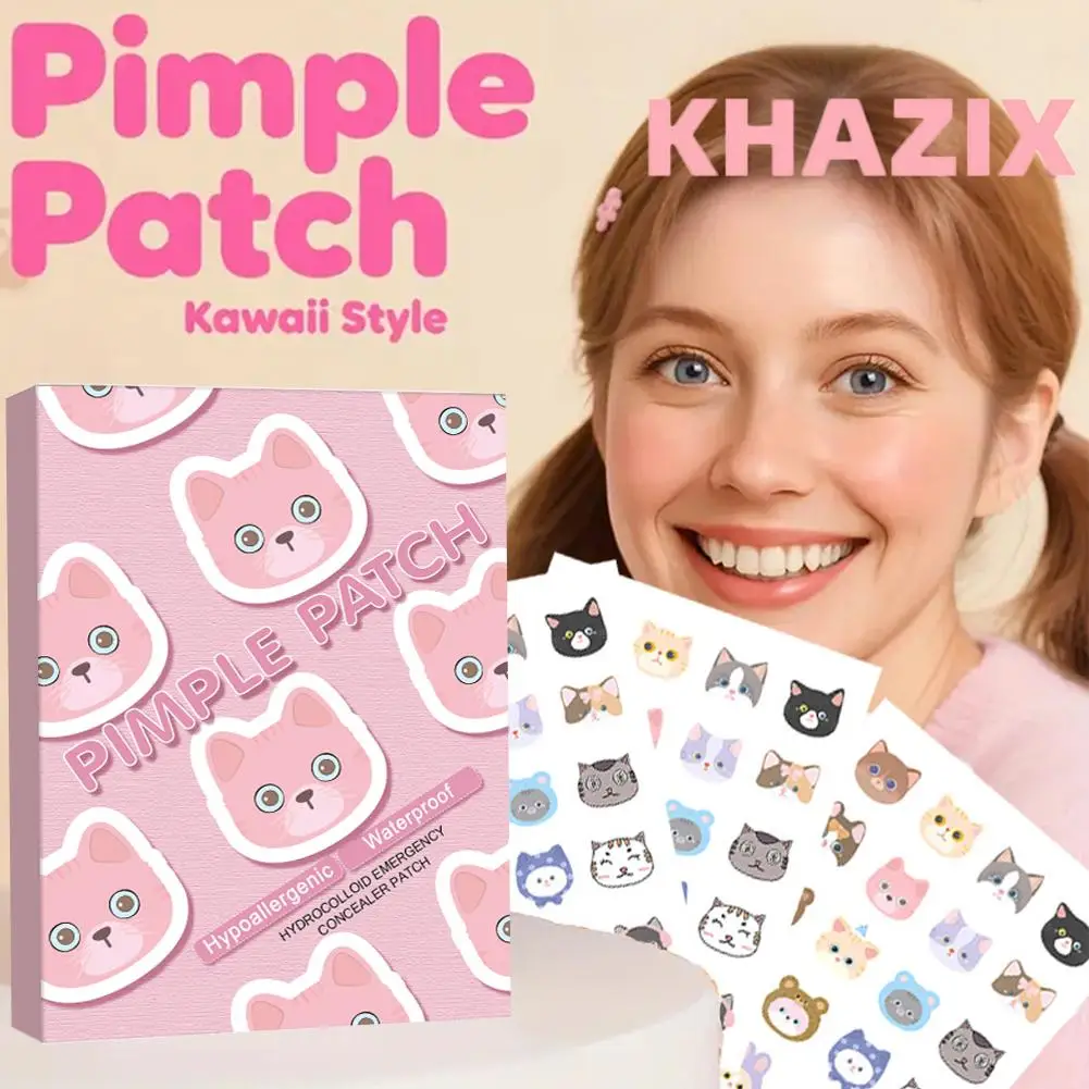 600/1400PCS Cartoon Star Acne Patch Correttore Brufolo Patch Invisibile ColorfuI Brufolo Copertura Adesivo Rimozione Brufolo