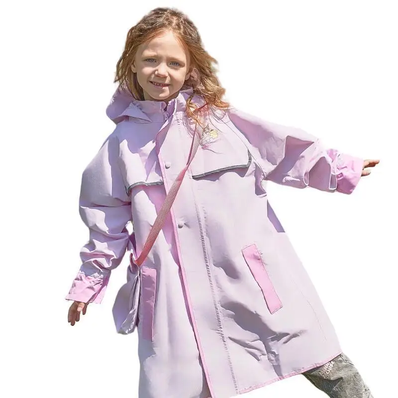 

Горячий плащ Sanrio Kuromi Kawaii, вентилируемый водонепроницаемый износостойкий студенческий рюкзак, космическая ветровка, стильный плащ