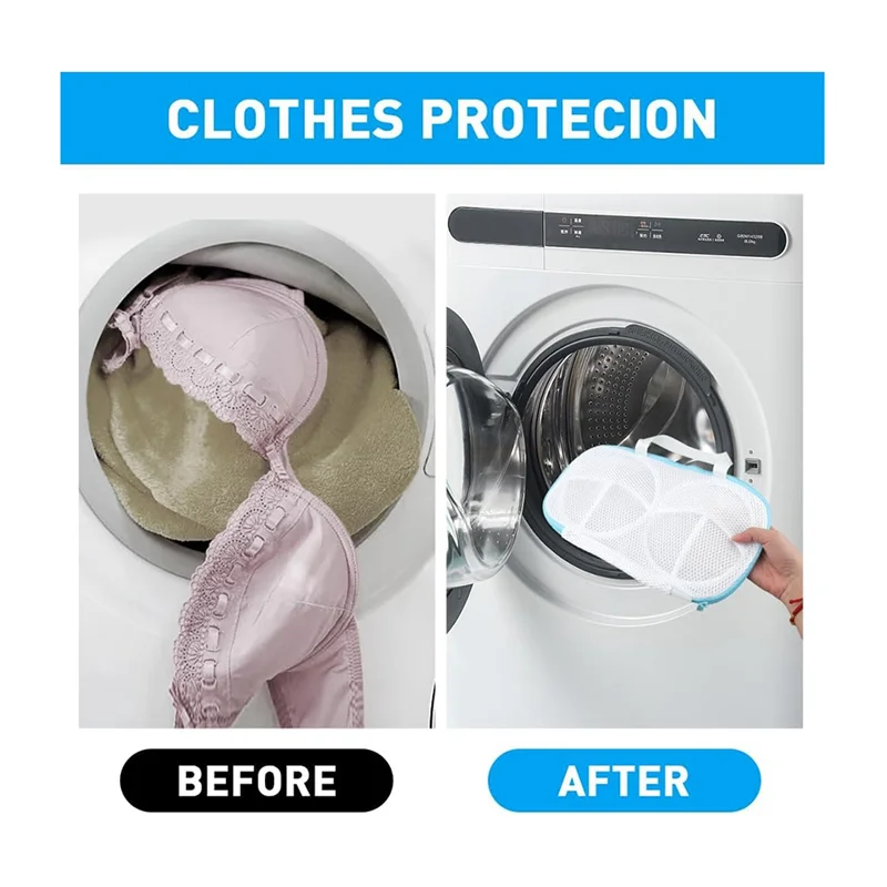 

ABJY-4Pcs Bra Washing Bags,Bra Wash Bags,Underwear Brassiere Washing Bags, Bra Laundry Bag Exclusive Underwear Washing Bags