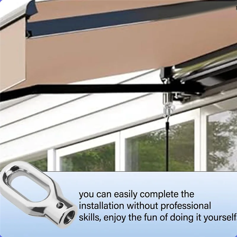 

NALFI-навесное кольцо, аппаратные детали для уличной палатки, патио, выдвижной роликовый тент, кривошип с крючком, бамбуковые жалюзи