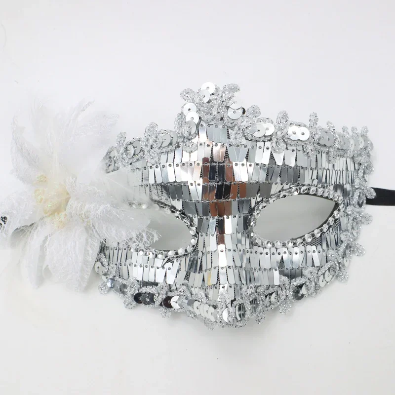 Accessoires de balle demi-masque masques personnage de princesse masque pour les yeux amusant masque à paillettes Sexy maquillage pour les yeux pour femmes maquillage d'halloween