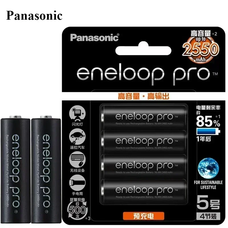 Panasonic Original Eneloop Pro 950mAh AAA battery For Flashlight Toy Camera PreCharged high capacity Rechargeable Batteries