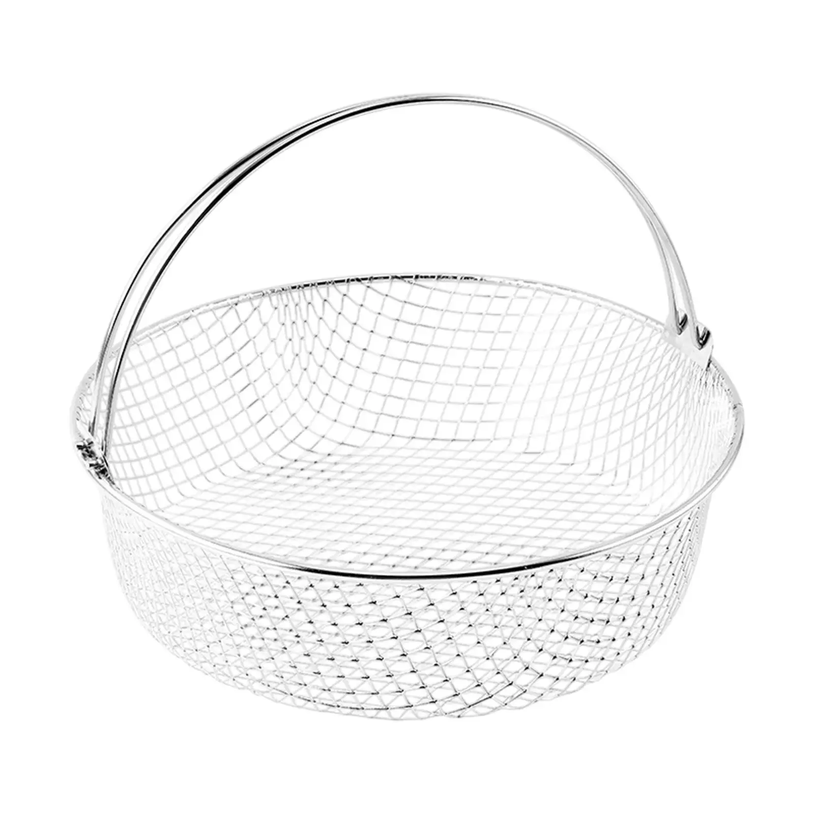 Корзина для фритюрницы Корзина для пароварки Прочная корзина для гриля Сменная сетчатая корзина Хрустящая корзина для приготовления пищи Кафе Ресторан Фрукты