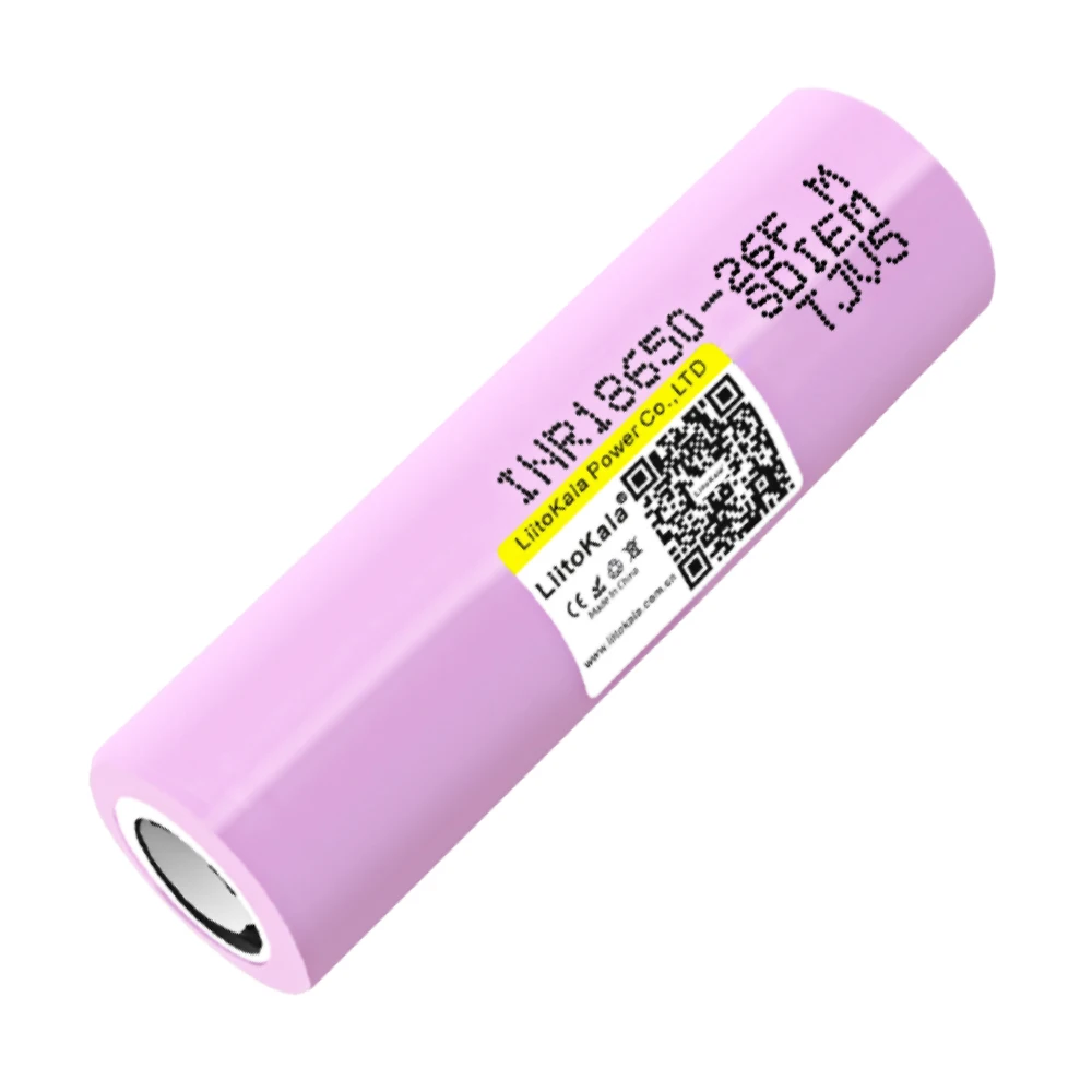 LiitoKala 26F 18650 2600mAh Rechargeable Battery 3.7V ICR18650-26F High Drain 20A For Headlamp Torch Flashlight Power Bank