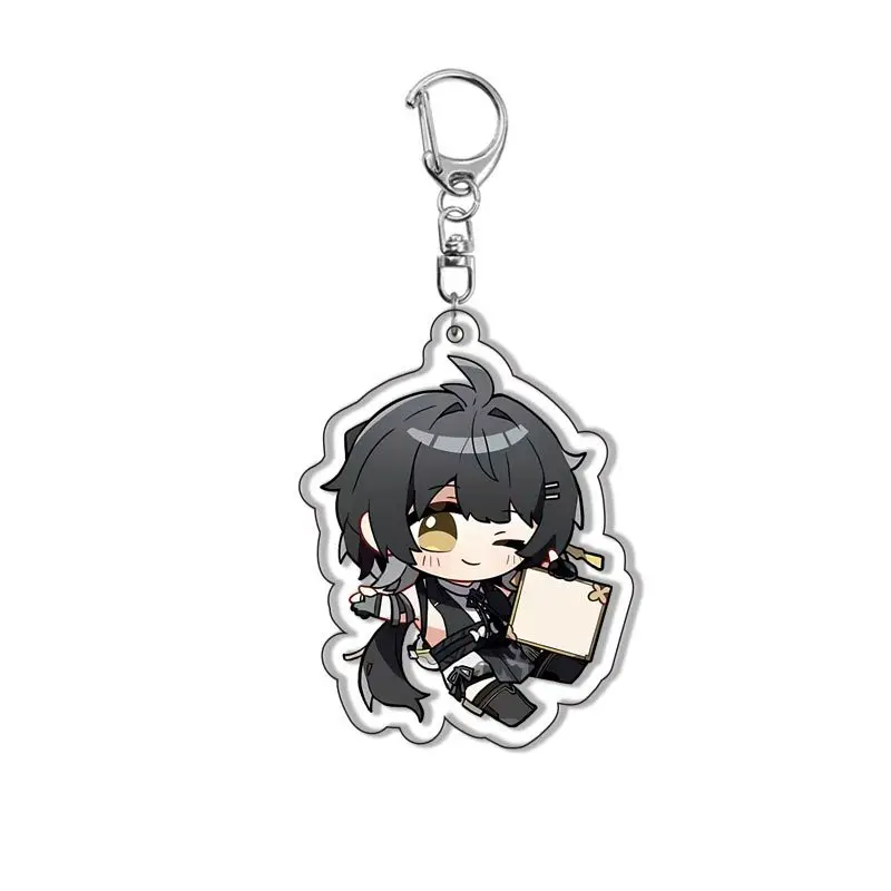 Wuthering Waves Acrylic Keychains Yangyang Baizhi Danjin Key Chain Acrylic Pendant Car Fans Gift Anime Jewelry