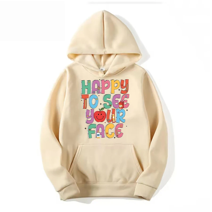 Crew Neck Sweatshirt  Long Sleeve   With a Hat  Printed  Casual  Warm  Stylish   Heavyweight (Fabric Weight 220–320 g/m²)