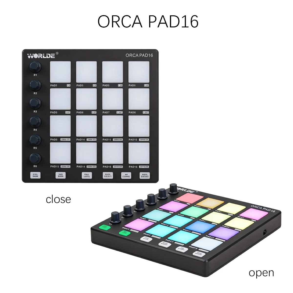 worlde-mini-ii-pro-studio-bundle-orca-pad16-mpc-pad-16-key-midi-keyboard-usb-c-controller-for-daw-software