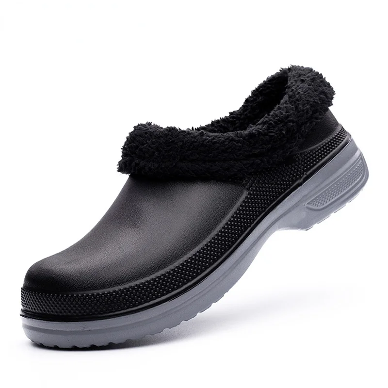 

Men Working Chef Shoes Non-slip Waterproof Casual Loafers Winter Hospital Woman Medical Shoes Oilproof Kitchen Flats Male