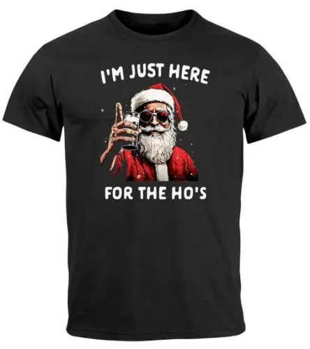 

Футболка Herren Weihnachten Spray I'm just for the Ho's Weihnachtsmann