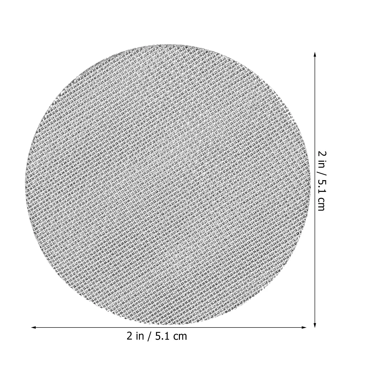 2Pcs Espresso Mesh Filter Plate Stainless Steel Reusable Coffee Puck Screen Diameter 51Mm Thickness 1.7mm 100 Micron Precise