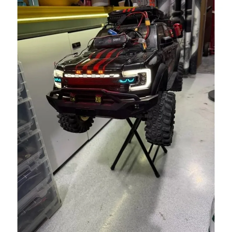 

LED Lighted Front Grille Emblem for CROSSRC XX2 XXL2 1/5 RC Crawler –3D Printed Upgrade Part, Plug & Play, No-Drill Installation