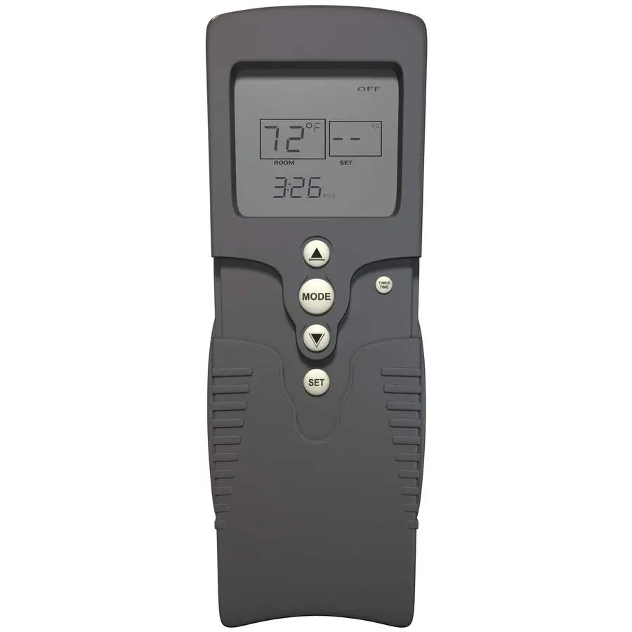 

3002 Thermostatic and Programmable Wireless Fireplace Control System with LCD Display Gray