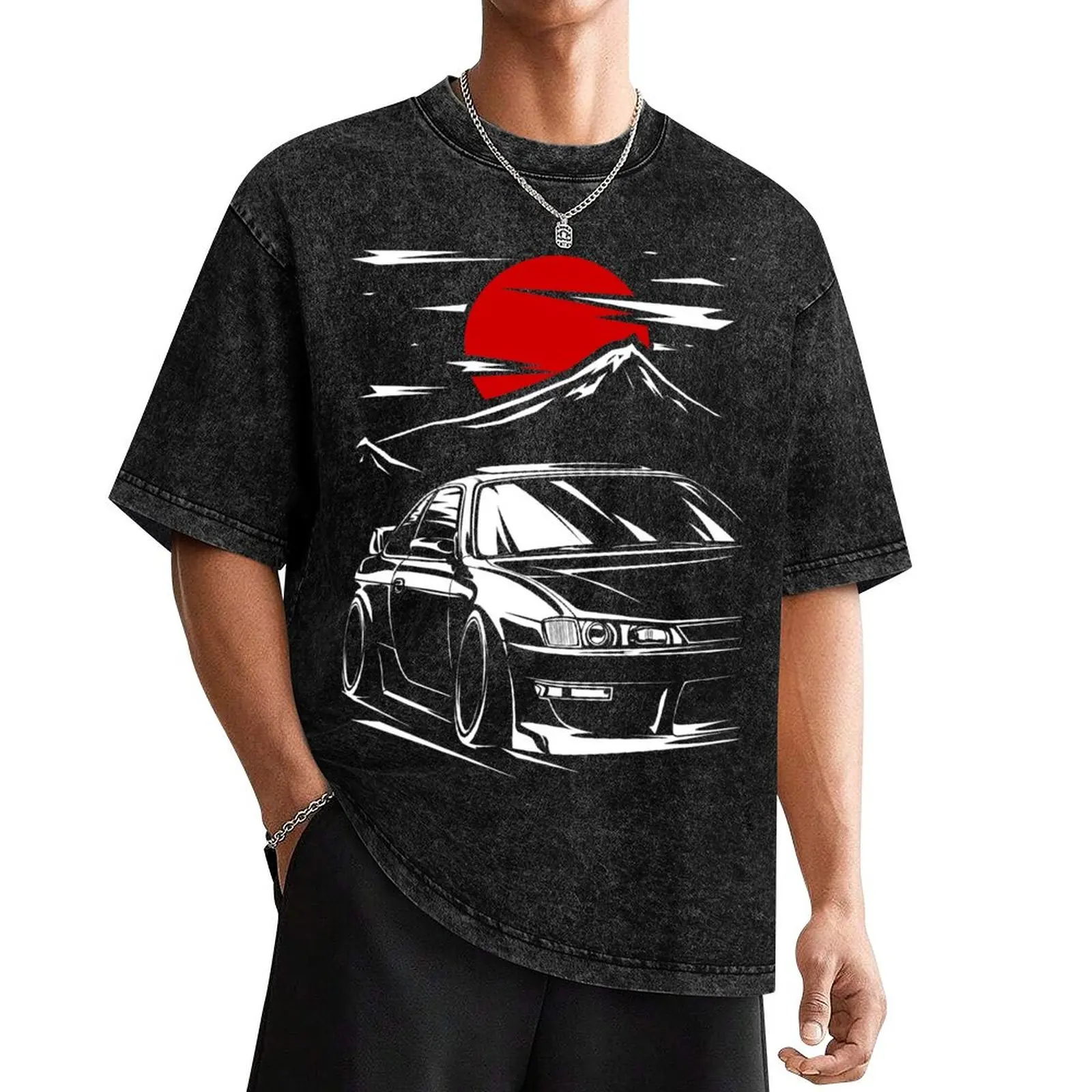 Silvia s14 Kouki Touge T-Shirt street wear plus size clothes t shirt for men