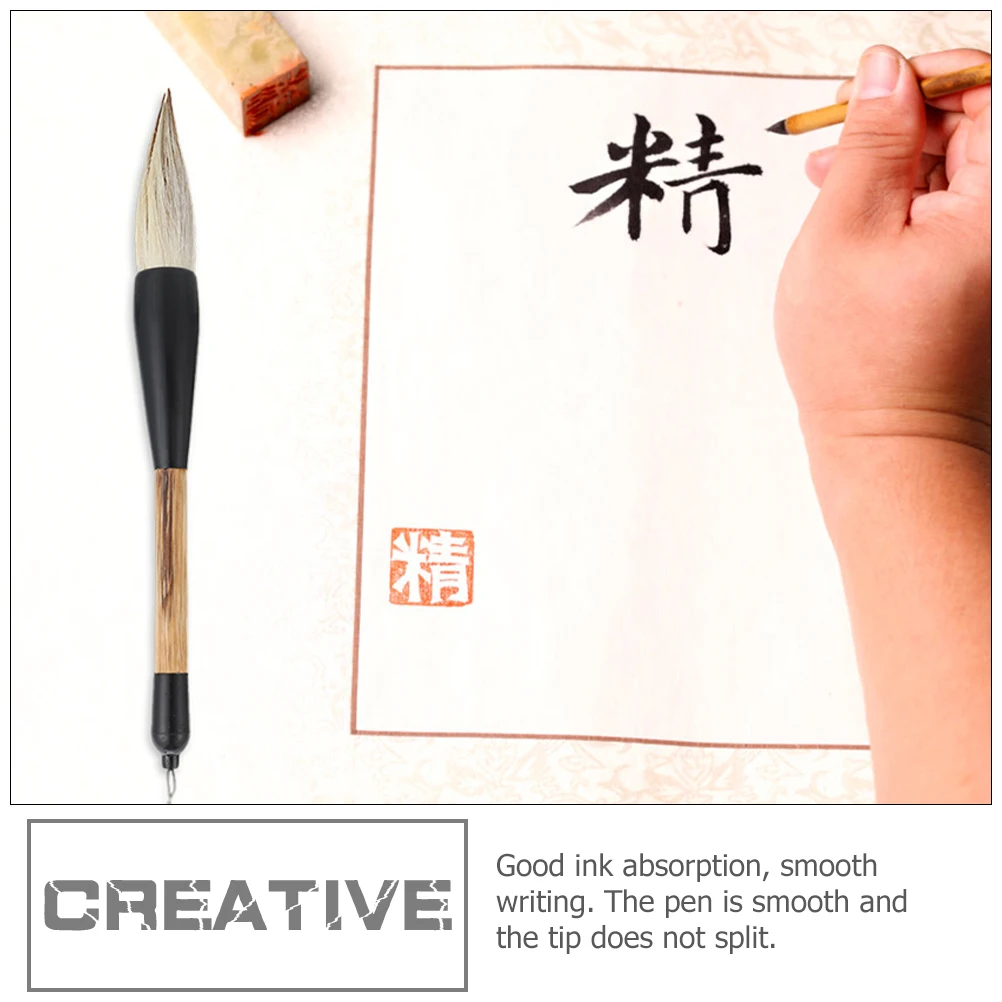

Кисть для китайской каллиграфии, гладкий наконечник ручки, набор для письма, рисования, практики рисования для начинающих, студентов, профессионалов