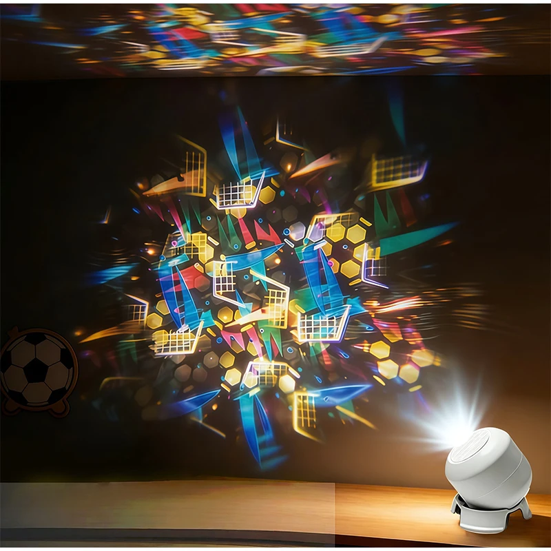 Dynamic Projector Light Rotating Christmas & Ocean Pattern Led Ambient Lamp  Indoor Outdoor Holiday & Party Decoration view 4